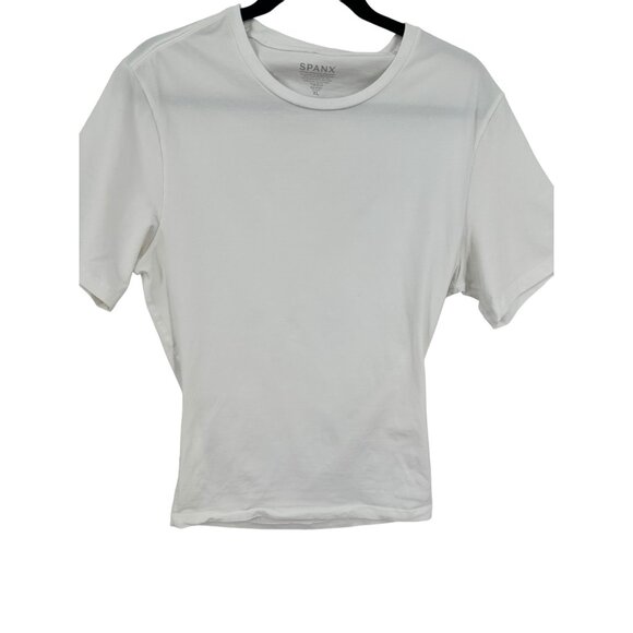 Spanx Womens Compression Top Shirt XL Athletic Stretchy, Flaw - Picture 6 of 9